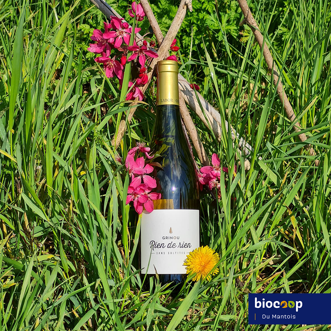 Le vin blanc "Rien de rien" sans sulfites du Domaine Château Grinou est de retour dans votre magasin ! 