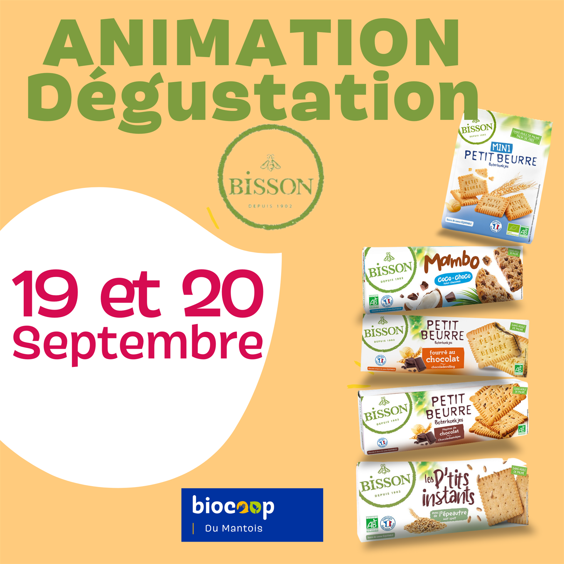 Animation - Dégustation des biscuits Bisson