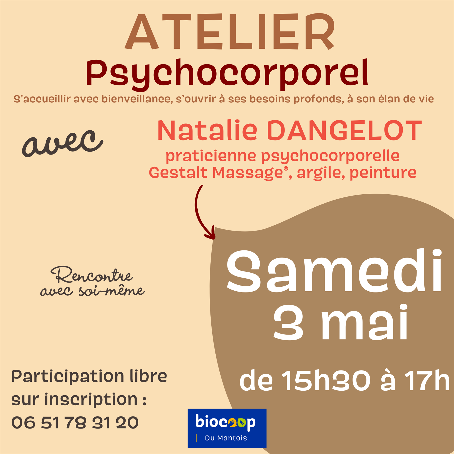 Atelier Gestalt Massage avec Natalie Dangelot