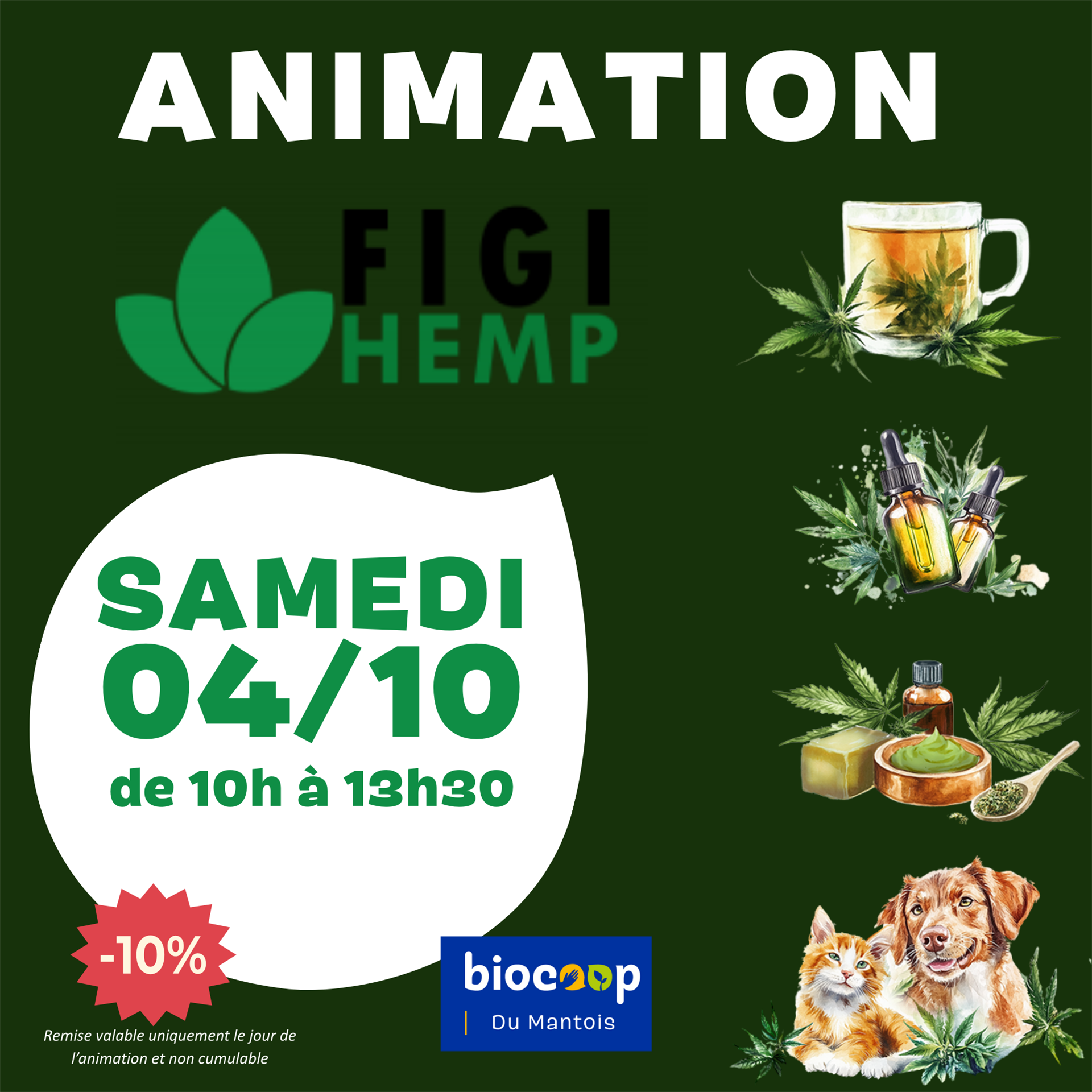 Animation sur le chanvre de FIGI HEMP