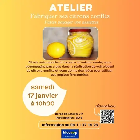 Atelier : fabriquer ses citrons confits