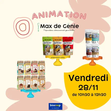 Animation "Max de Génie"