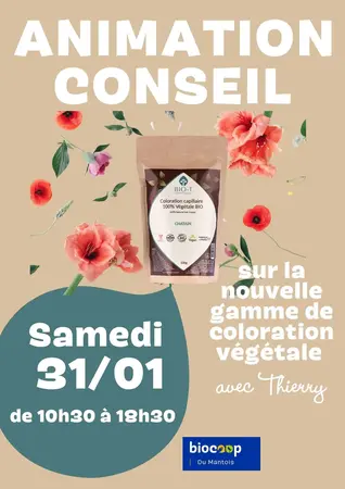 Nouvelle gamme de coloration végétale disponible ! Thierry vous les présentera ce samedi