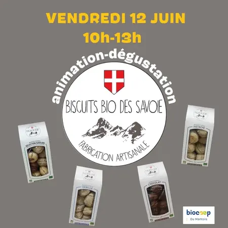 Animation-dégustation BISCUITS BIO DES SAVOIE