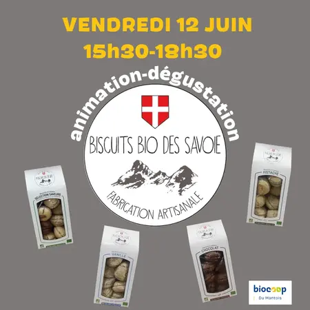 Animation-dégustation BISCUITS BIO DES SAVOIE