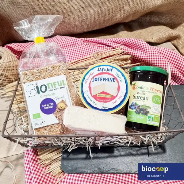 Croustines apéritives au "brie" végétal 